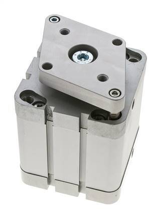 ISO 21287 Compacte Dubbelwerkende Cilinder 80-50mm - Magnetisch - Niet-roterend