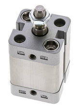ISO 21287 Compacte Enkelwerkende Cilinder 20-15mm - Magnetisch - Mannelijke Stang