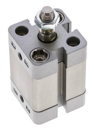 ISO 21287 Compacte Enkelwerkende Cilinder 20-15mm - Magnetisch - Mannelijke Stang