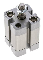 ISO 21287 Compacte Enkelwerkende Cilinder 20-15mm - Magnetisch - Mannelijke Stang