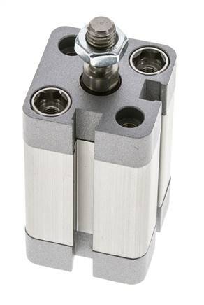 ISO 21287 Compacte Enkelwerkende Cilinder 20-25mm - Magnetisch - Mannelijke Stang