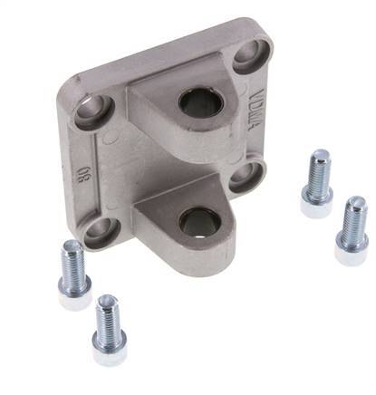 Gaffel Vrouwelijk 80 mm ISO 15552 ISO 21287 Aluminium