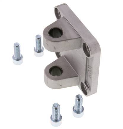 Gaffel Vrouwelijk 80 mm ISO 15552 ISO 21287 Aluminium