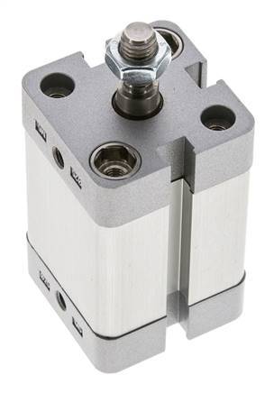 ISO 21287 Compacte Enkelwerkende Cilinder 25-25mm - Magnetisch - Mannelijke Stang