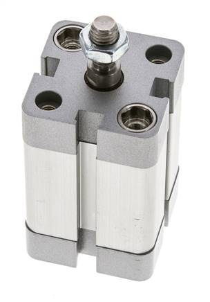 ISO 21287 Compacte Enkelwerkende Cilinder 25-25mm - Magnetisch - Mannelijke Stang