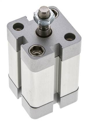 ISO 21287 Compacte Enkelwerkende Cilinder 25-25mm - Magnetisch - Mannelijke Stang