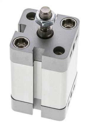 ISO 21287 Compacte Enkelwerkende Cilinder 25-25mm - Magnetisch - Mannelijke Stang