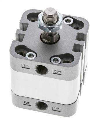 ISO 21287 Compacte Enkelwerkende Cilinder 32-10mm - Magnetisch - Mannelijke Stang