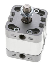 ISO 21287 Compacte Enkelwerkende Cilinder 32-10mm - Magnetisch - Mannelijke Stang