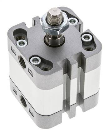 ISO 21287 Compacte Enkelwerkende Cilinder 32-10mm - Magnetisch - Mannelijke Stang