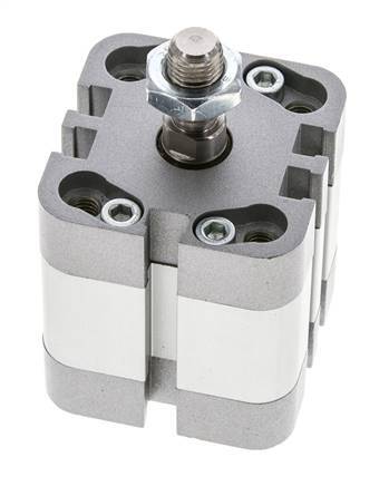ISO 21287 Compacte Enkelwerkende Cilinder 32-10mm - Magnetisch - Mannelijke Stang