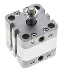 ISO 21287 Compacte Enkelwerkende Cilinder 40-10mm - Magnetisch - Mannelijke Stang