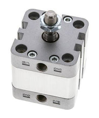 ISO 21287 Compacte Enkelwerkende Cilinder 40-10mm - Magnetisch - Mannelijke Stang