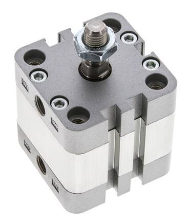 ISO 21287 Compacte Enkelwerkende Cilinder 40-10mm - Magnetisch - Mannelijke Stang
