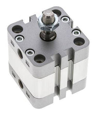 ISO 21287 Compacte Enkelwerkende Cilinder 40-10mm - Magnetisch - Mannelijke Stang