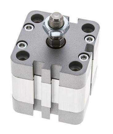 ISO 21287 Compacte Enkelwerkende Cilinder 40-10mm - Magnetisch - Mannelijke Stang