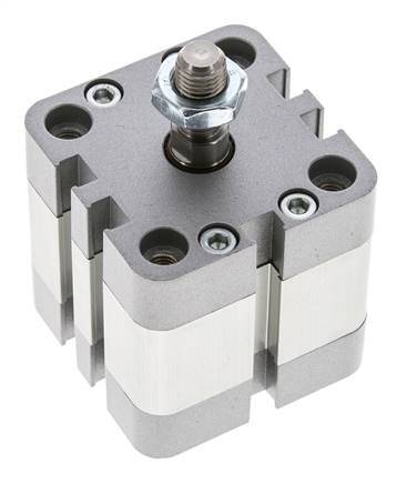 ISO 21287 Compacte Enkelwerkende Cilinder 40-10mm - Magnetisch - Mannelijke Stang