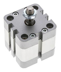 ISO 21287 Compacte Enkelwerkende Cilinder 40-10mm - Magnetisch - Mannelijke Stang