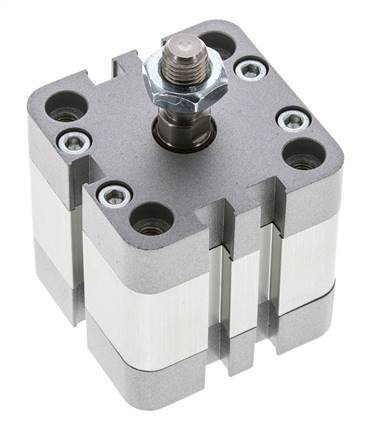 ISO 21287 Compacte Enkelwerkende Cilinder 40-10mm - Magnetisch - Mannelijke Stang