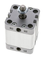 ISO 21287 Compacte Enkelwerkende Cilinder 40-25mm - Magnetisch - Mannelijke Stang