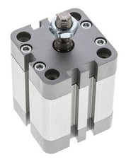 ISO 21287 Compacte Enkelwerkende Cilinder 40-25mm - Magnetisch - Mannelijke Stang