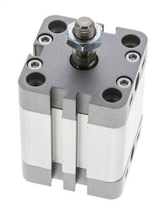 ISO 21287 Compacte Enkelwerkende Cilinder 40-25mm - Magnetisch - Mannelijke Stang