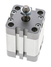 ISO 21287 Compacte Enkelwerkende Cilinder 40-25mm - Magnetisch - Mannelijke Stang