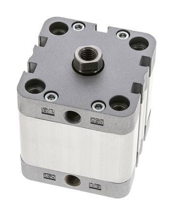 ISO 21287 Compacte Enkelwerkende Cilinder 50-25mm - Magnetisch