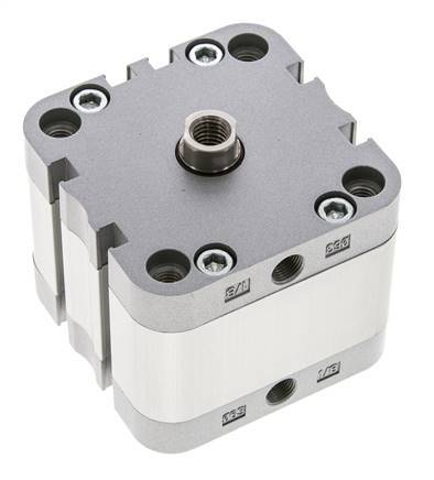 ISO 21287 Compacte Enkelwerkende Cilinder 63-15mm - Magnetisch