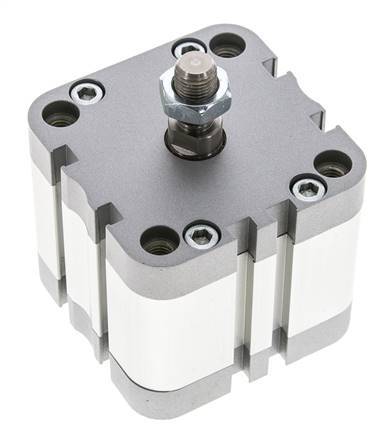 ISO 21287 Compacte Enkelwerkende Cilinder 63-20mm - Magnetisch - Mannelijke Stang