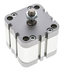 ISO 21287 Compacte Enkelwerkende Cilinder 63-20mm - Magnetisch - Mannelijke Stang