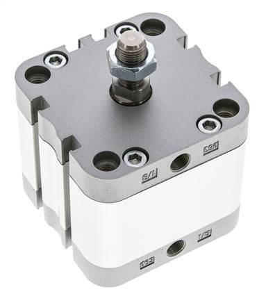 ISO 21287 Compacte Enkelwerkende Cilinder 63-20mm - Magnetisch - Mannelijke Stang
