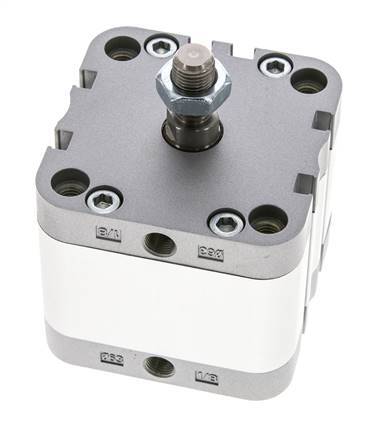 ISO 21287 Compacte Enkelwerkende Cilinder 63-20mm - Magnetisch - Mannelijke Stang