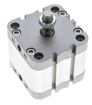 ISO 21287 Compacte Enkelwerkende Cilinder 63-20mm - Magnetisch - Mannelijke Stang
