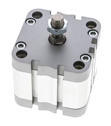 ISO 21287 Compacte Enkelwerkende Cilinder 63-20mm - Magnetisch - Mannelijke Stang