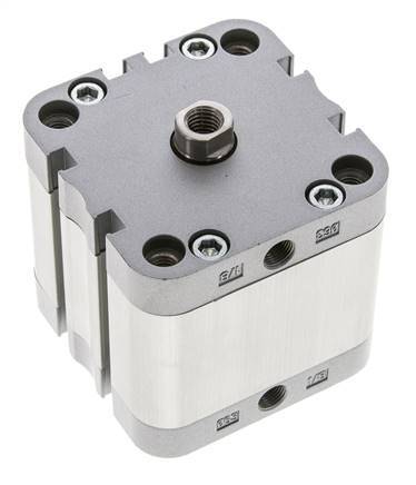 ISO 21287 Compacte Enkelwerkende Cilinder 63-25mm - Magnetisch