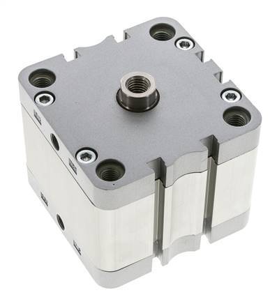 ISO 21287 Compacte Enkelwerkende Cilinder 80-25mm - Magnetisch