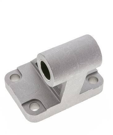 Gaffel Mannelijk Haaks 125 mm ISO 15552 Aluminium