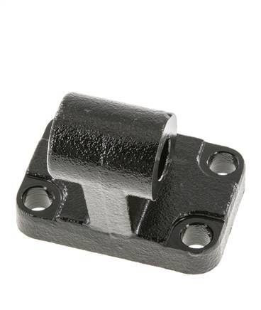 Gaffel Mannelijk Haaks 50 mm ISO 15552 ISO 21287 Gepolijst staal