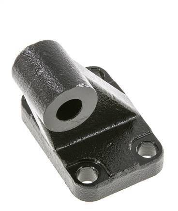 Gaffel Mannelijk Haaks 50 mm ISO 15552 ISO 21287 Gepolijst staal