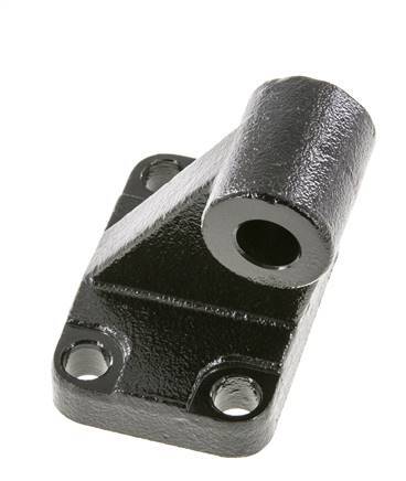 Gaffel Mannelijk Haaks 50 mm ISO 15552 ISO 21287 Gepolijst staal