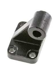 Gaffel Mannelijk Haaks 50 mm ISO 15552 ISO 21287 Gepolijst staal