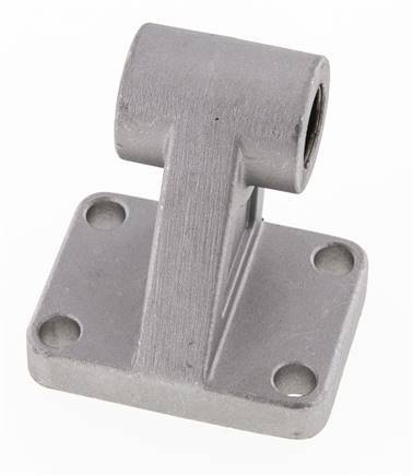 Gaffel Mannelijk Haaks 63 mm ISO 15552 ISO 21287 Aluminium