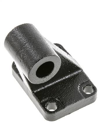 Gaffel Mannelijk Haaks 63 mm ISO 15552 ISO 21287 Gepolijst staal