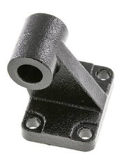 Gaffel Mannelijk Haaks 63 mm ISO 15552 ISO 21287 Gepolijst staal