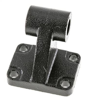 Gaffel Mannelijk Haaks 63 mm ISO 15552 ISO 21287 Gepolijst staal