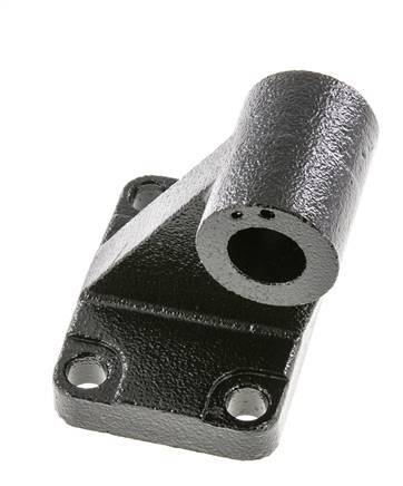 Gaffel Mannelijk Haaks 63 mm ISO 15552 ISO 21287 Gepolijst staal