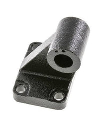 Gaffel Mannelijk Haaks 63 mm ISO 15552 ISO 21287 Gepolijst staal