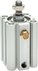 ISO 21287 Compacte Enkelwerkende Cilinder 50-10mm - Magnetisch - Mannelijke Stang