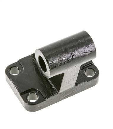 Clevis Male Right-Angled 80 mm ISO 15552 ISO 21287 Burnished steel